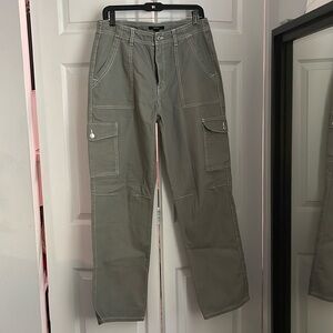 Forever 21 Wide-Leg Cargo Pants